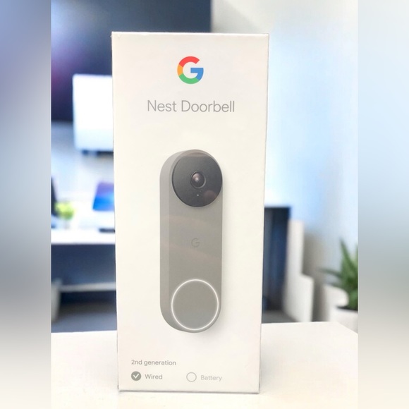Google - Nest Doorbell Wired (2nd Generation) - Ash (Brand New + Sealed) - Picture 2 of 13